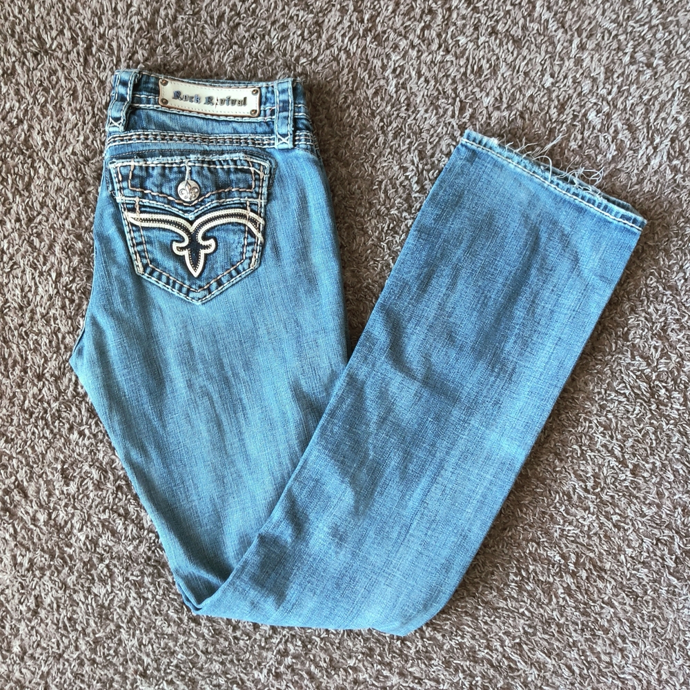 Rock Revival, Jamila Boot Cut Jeans with Stitching